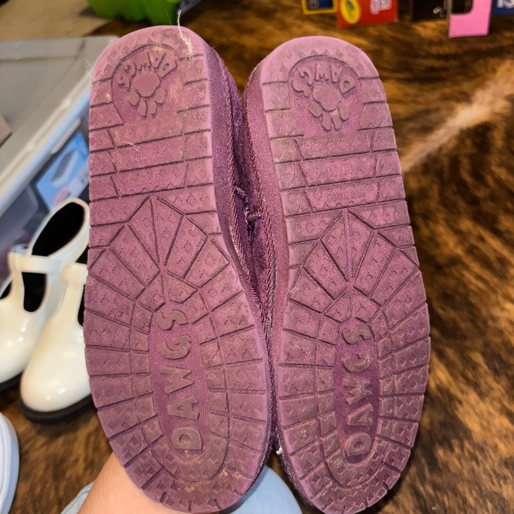 Kids Purple Suede Boots - Picture 3 of 4
